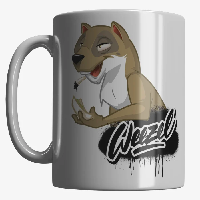 WEEZEL Midnight Smoker Tasse von links