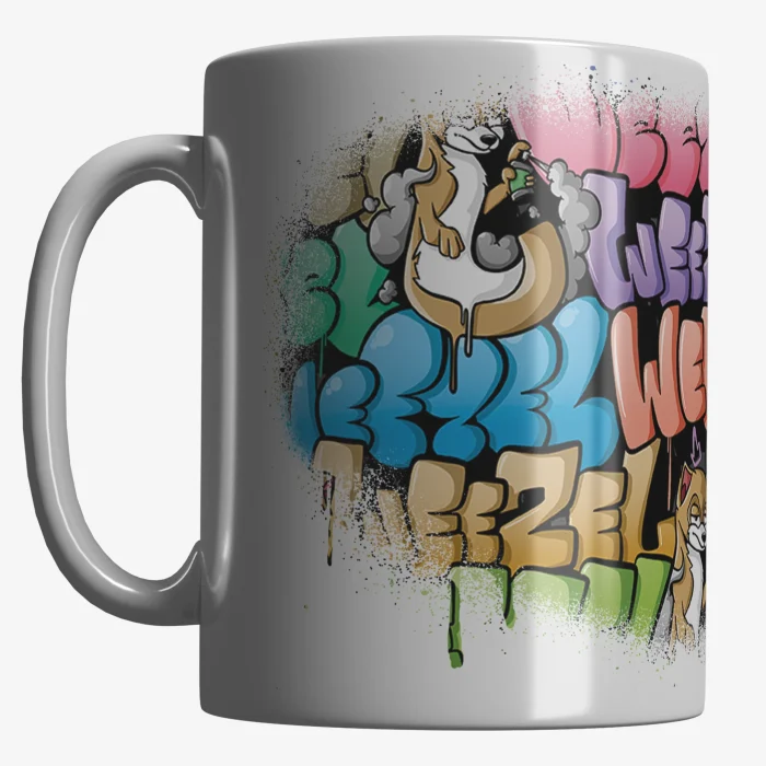 WEEZEL Freewall Tasse von links