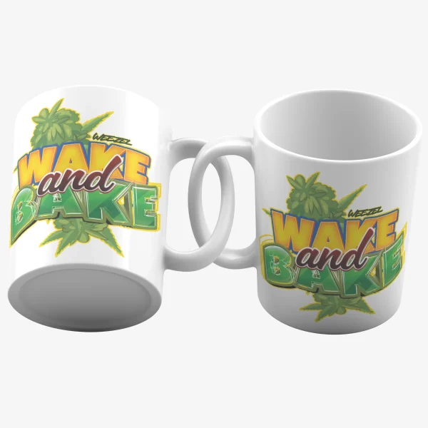 WEEZEL Wake and Bake Tasse beide Seiten