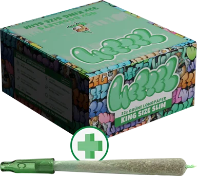 Angebot des Monats Mai - Kaufe eine Box grüne Longpaper und erhalte den passenden Glas-Tip gratis dazu