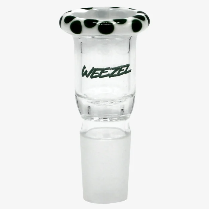 Glas Kopf für Bongs von WEEZEL von vorne