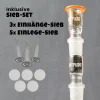 Bong-Sieb Set mit 3 Einhänge-Sieben für Bong-Köpfe und 5 Einlege-Siebe für Aktivohle-Adapter