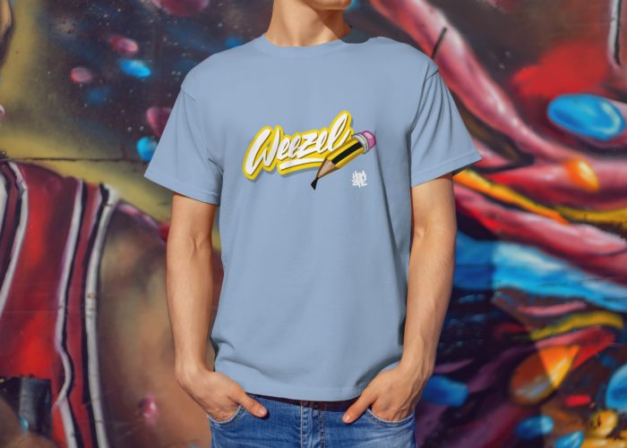 Hombre Logoshirt creative weezel sky Model render front