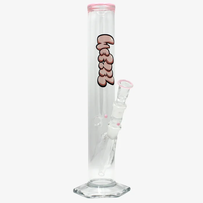 Freewall Basic Bong Rosa von WEEZEL, von der Seite