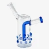 Der originale Freaky Bubbler Joint Bubbler in Blau von der Seite