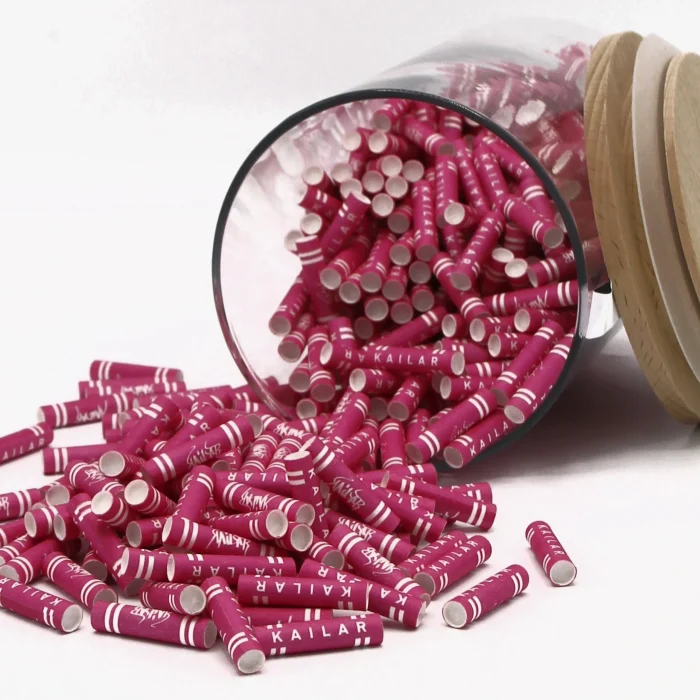 KAILAR x WEEZEL Aktivkohlefilter mit Zellulose für Joints - pink