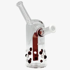 Freaky Bubbler "Nikolaus" in rot weiß, seitlich