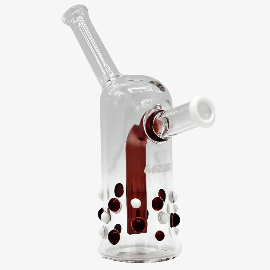 Freaky Bubbler "Nikolaus" in rot weiß, seitlich