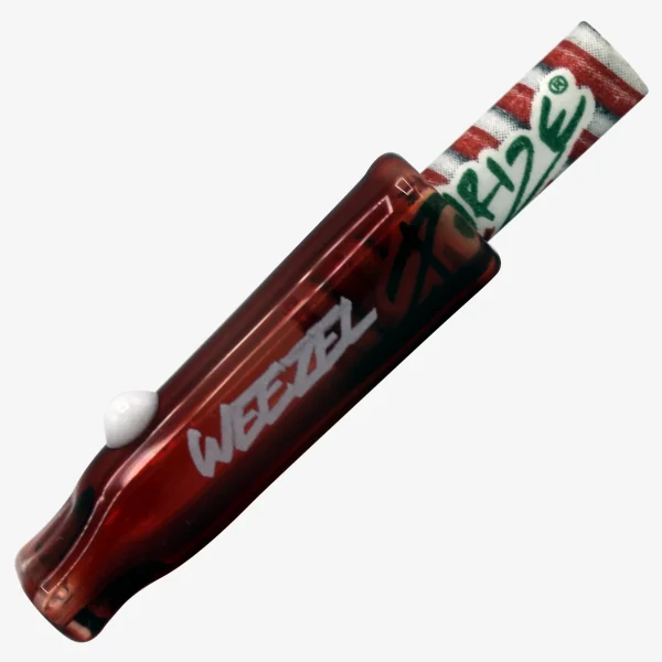Glas Tip Nikolaus-Special in rot-weiß mit PURIZE Filter von der Seite
