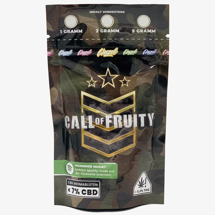 WEEZEL Call of Fruity Stealth Baggie von vorne