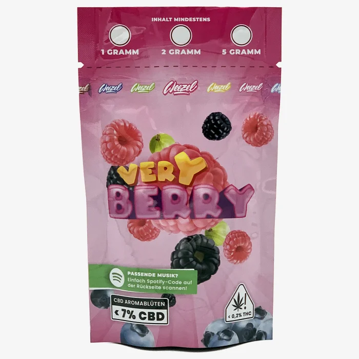 WEEZEL Very Berry Stealth Baggie von vorne