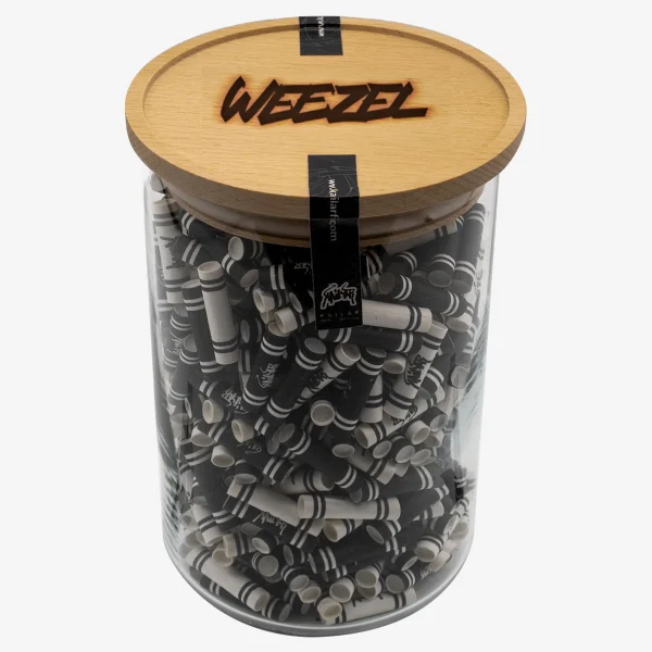 WEEZEL x Kailar Aktivkohle-Filter mit Zellulose Cap in schwarz-weiß